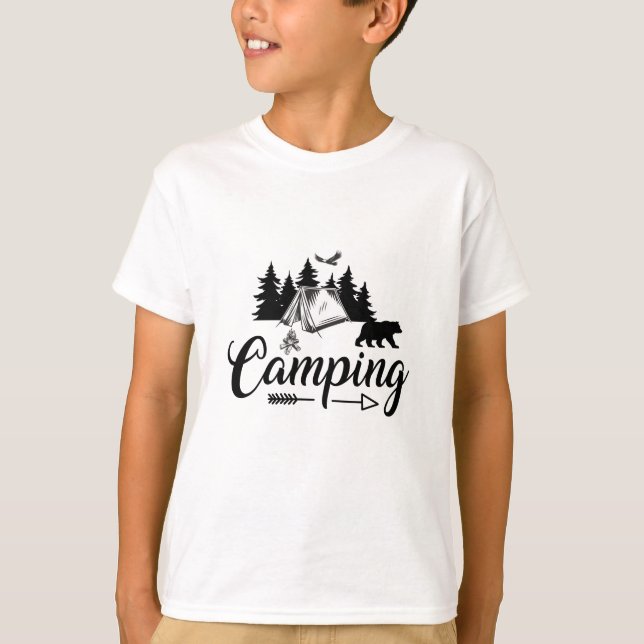 Camping Lover - Cool Camping T-Shirt (Front)