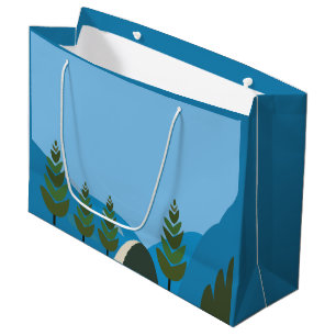 Camping Makes Me Feel Alive Camping Large Gift Bag