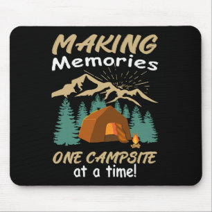 CAMPING Making Memories Mouse Pad