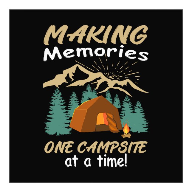 CAMPING Making Memories Photo Print (Front)