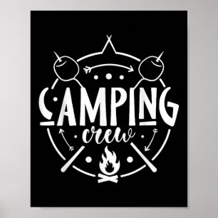 Camping Matching Design For Family Camper Group Ca Poster