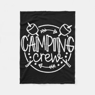 Camping Matching Shirts For Family Camper Group Ca Fleece Blanket