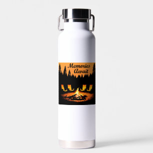 Camping Memories Await Water Bottle