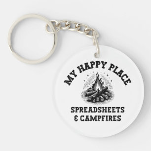 Camping Mode: Off The Grid - Funny Accountant Gift Key Ring