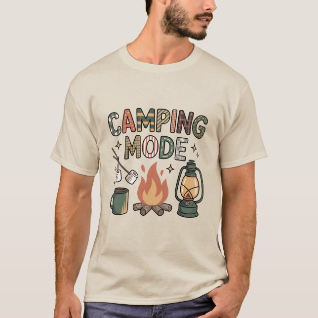 Camping Mode  T-Shirt (Front)