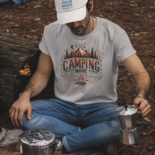 Camping Moder Retro Typography Tri-Blend Shirt (Creator Uploaded)