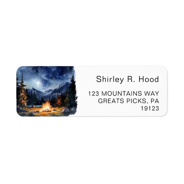 Camping Mountains Bachelorette Weekend Return (Front)