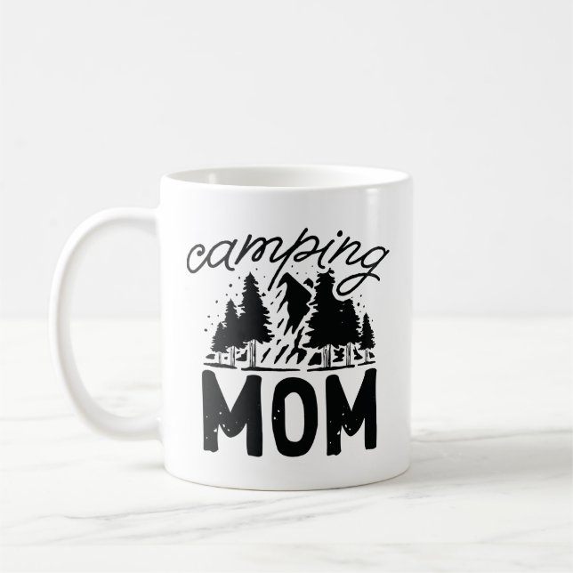 Camping Mum Coffee Mug (Left)