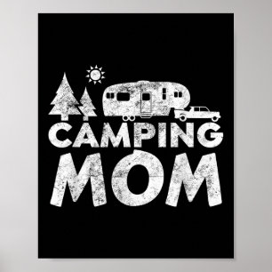 Camping Mum Shirt 5th Wheel Camper Rv Vacation Gif Poster