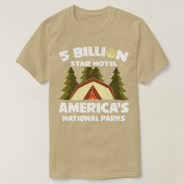 Camping National Parks Camper Gift  T-Shirt (Design Front)