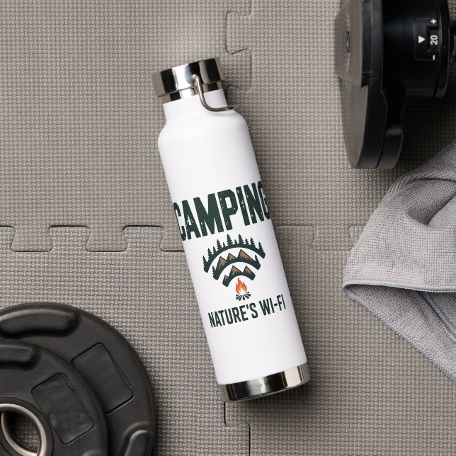 Camping Natures Wifi Water Bottle (Gym (Rotated))