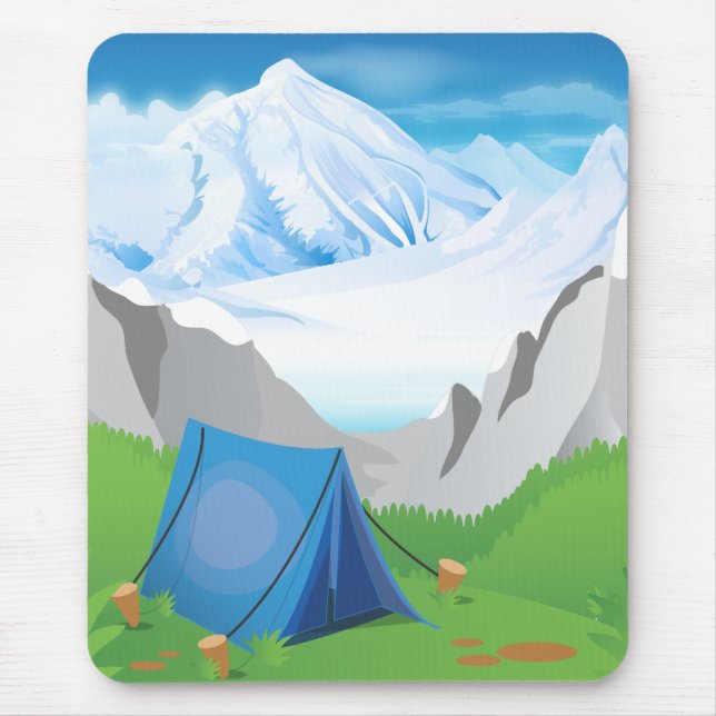 Camping - Night Time Mouse Pad (Front)