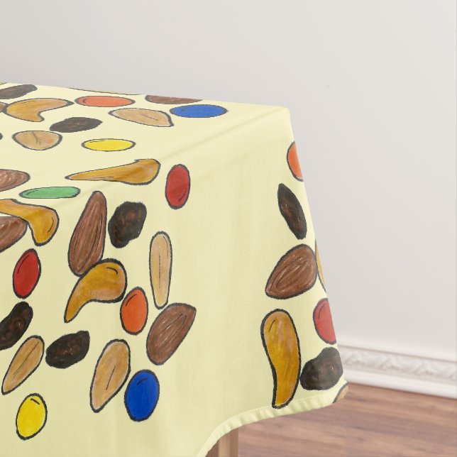Camping Nuts Candy Trail Mix Outdoor Hiking Camp Tablecloth (In Situ)