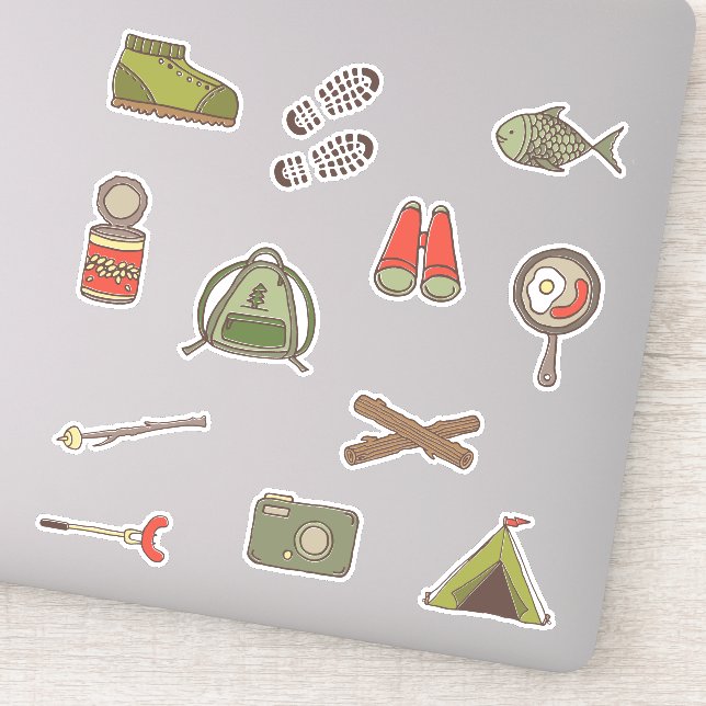 Camping Outdoor Adventures Kids Illustrations (Detail)