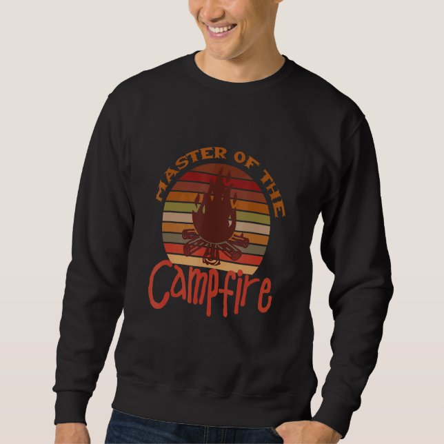 Camping Outdoor Designs Master Of The Campfire 2 Sweatshirt (Front)