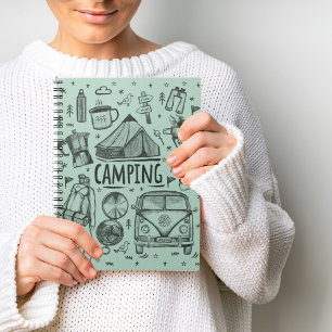 Camping Outdoor Illustration Notebook