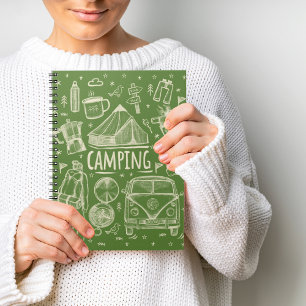 Camping Outdoor Illustration Notebook