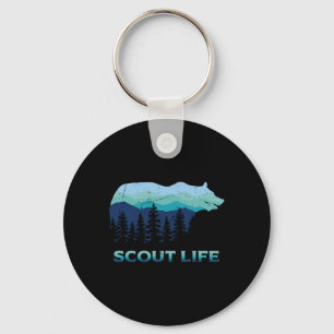 Camping Outdoor Scouting Hiking Scout Life  Key Ring