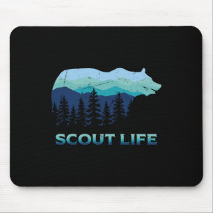 Camping Outdoor Scouting Hiking Scout Life Mouse Pad