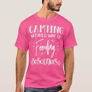 Camping Outdoors Funny Mosquitoes Humour Tshirts