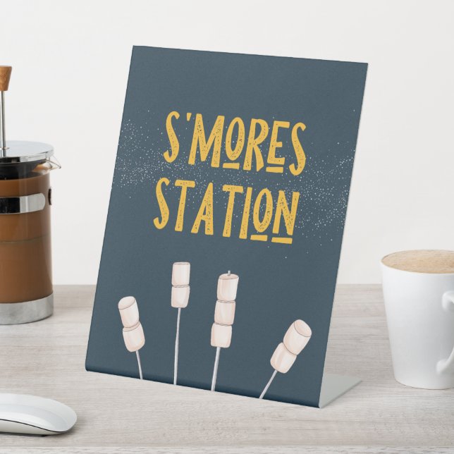 Camping Party Sign | S'mores Station (In SItu)