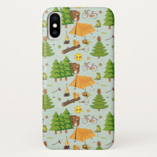 Camping Pattern Case-Mate iPhone Case