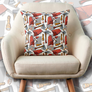 Camping Pattern Cushion