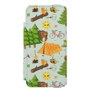 Camping Pattern Incipio Watson™ iPhone 5 Wallet Case