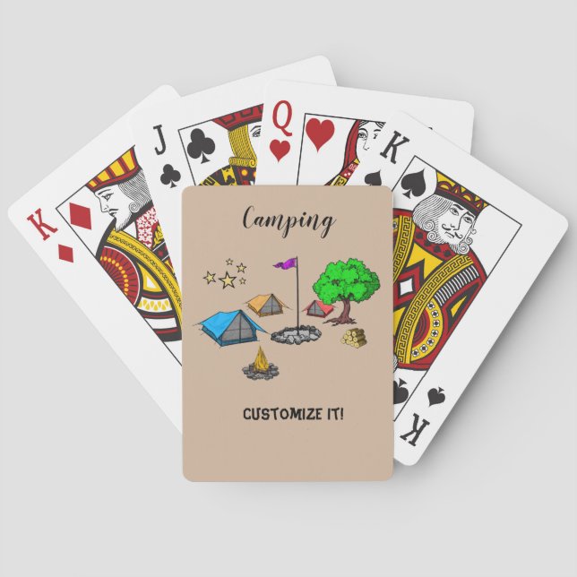Camping Playing Cards (Back)