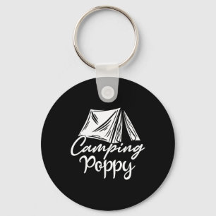 Camping Poppy Camper Family Matching Camp Trip Key Ring