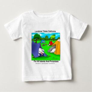 Camping Porpoises Funny Pun-Lovers Baby T-Shirt