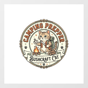 Camping Prepper Bushcraft Cat Camping Prepper Bush