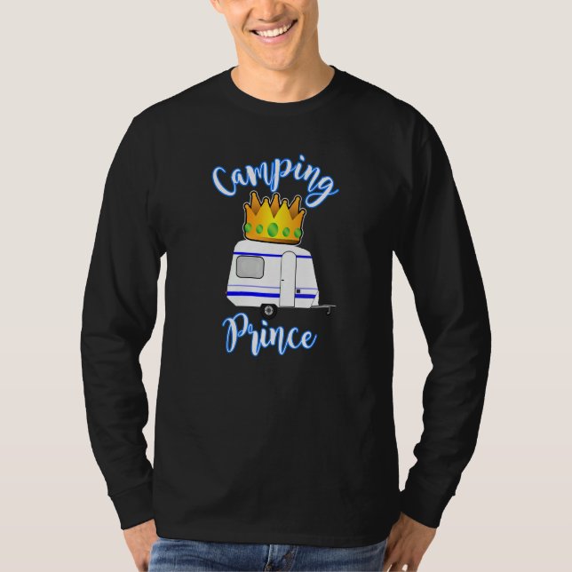 Camping Prince Rv Crown  T-Shirt (Front)