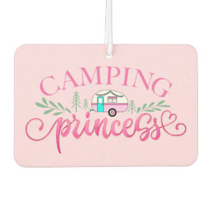 Camping Princess Pink Camper Adventure Car Air Freshener