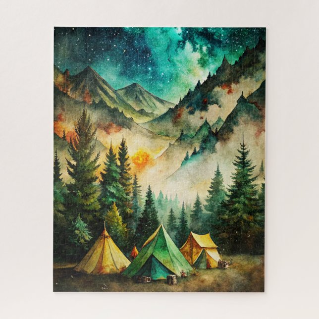 Camping Puzzle (Vertical)