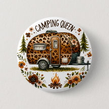 Camping Queen Button
