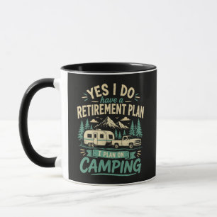 Camping Retirement Plan Mug