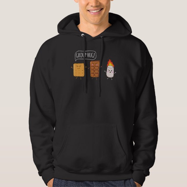 Camping Roasting Bonfire Adventure Hoodie (Front)