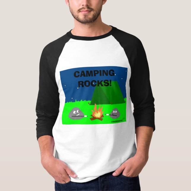  CAMPING ROCKS! T-Shirt (Front)
