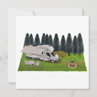 Camping RV in the Forest Camping Spot