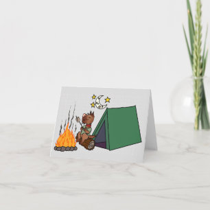 Camping Scot Note Card