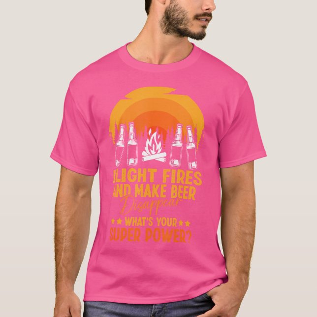 Camping Shirt Men Funny Camper (Front)