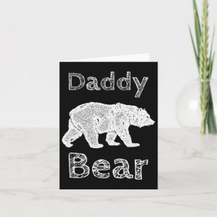 Camping Shirts For Men Funny Daddy Bear T Shirt Fa Card