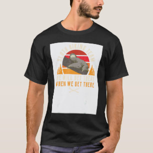 Camping Sloth Hiking Team Summer Vacation Mountain T-Shirt