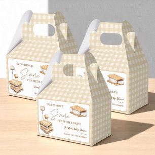 Camping S'more Fun Baby Shower Favour Box