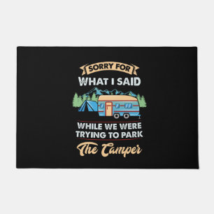 Camping -  Sorry For What I Said Doormat