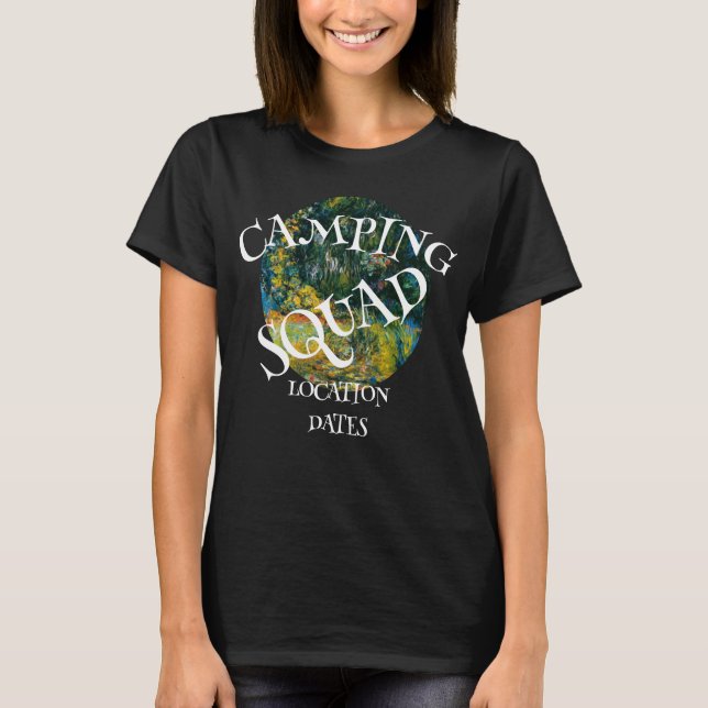 CAMPING SQUAD 2023 2024 2025 2026 2027 2028 2029 T-Shirt (Front)