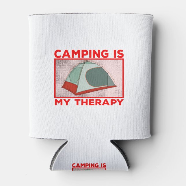 Camping Squad Can Cooler (Front)