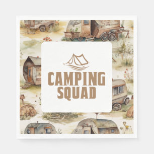 Camping Squad Napkin