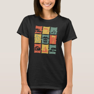 Camping Stuff Grafik for a Camper T-Shirt